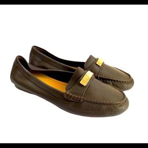 COACH Fredrica Loafer Dark Brown Leather Show